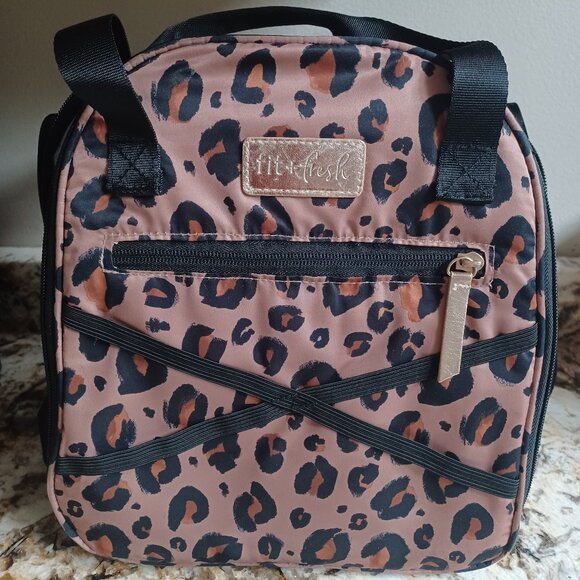 GOOD CONDITION FIT & FRESH  LEOPARD LUNCH BOX - Picture 1 of 2